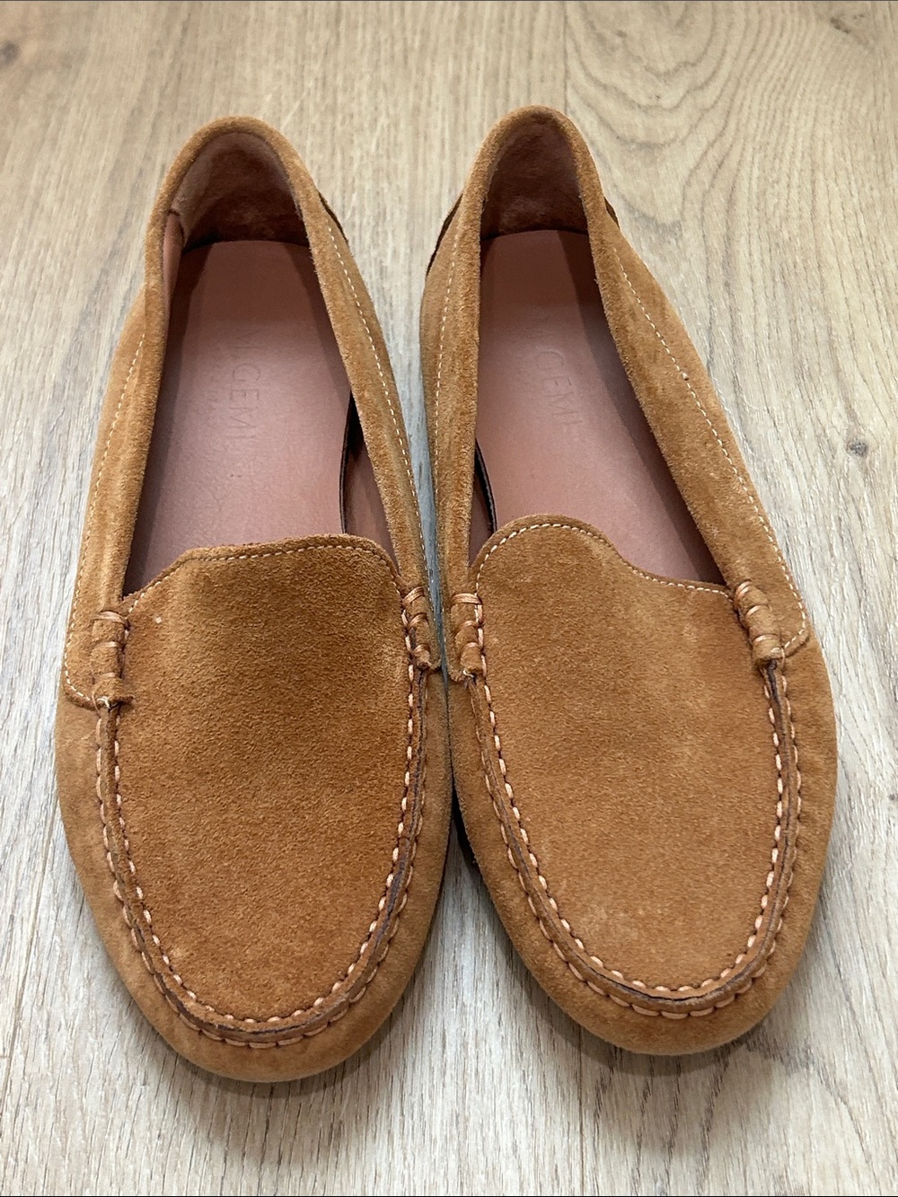 M. Gemi The Felize Suede Saddle Driver Size 37.5 EUC - Picture 2 of 9
